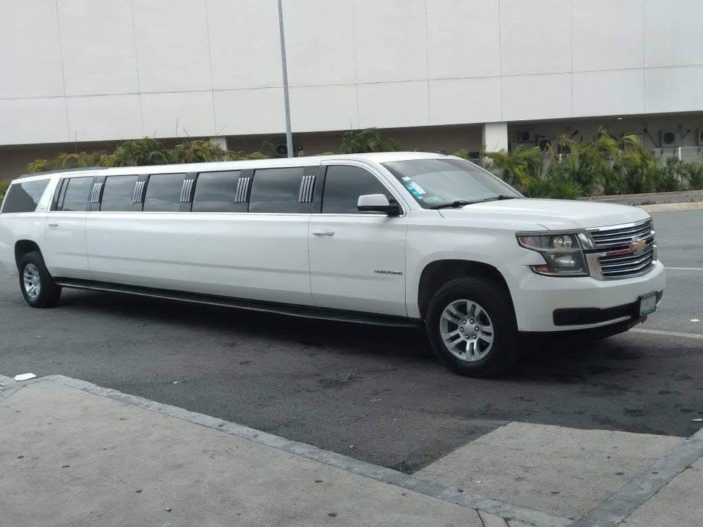 Suburban stretch limousine
